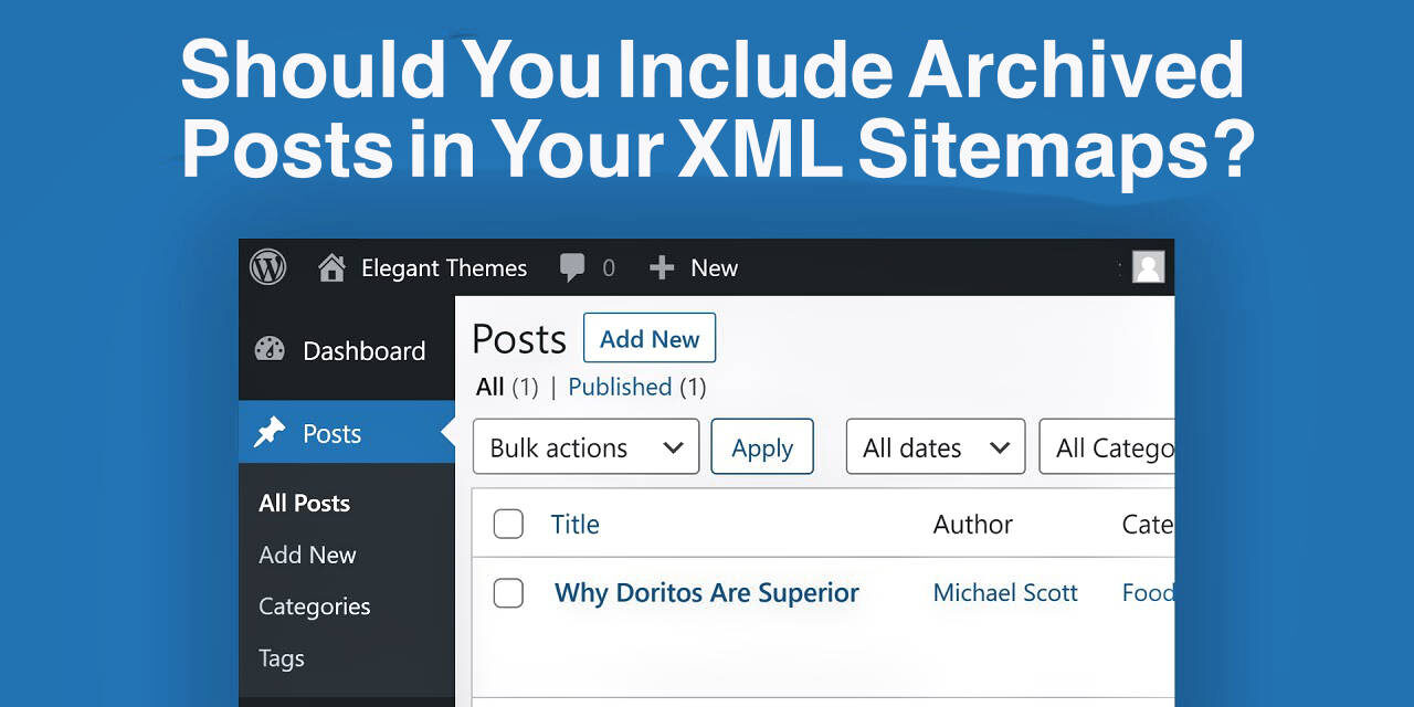 Should You Include Archived Pages in Your XML Sitemap?