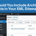 Should You Include Archived Pages in Your XML Sitemap?