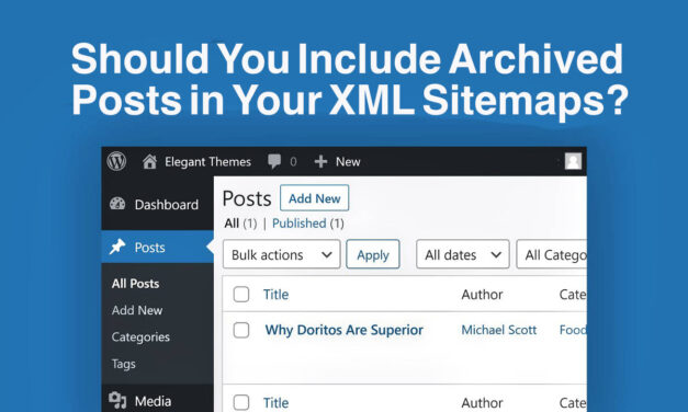 Should You Include Archived Pages in Your XML Sitemap?